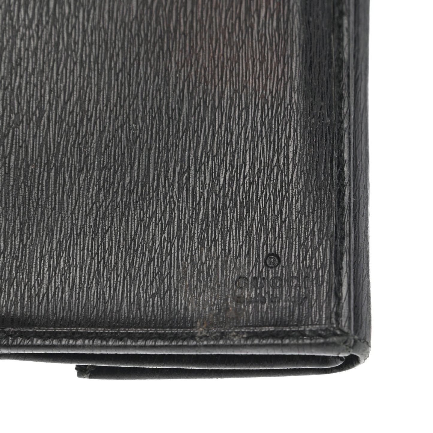 Calfskin Continental Bardot Wallet Black