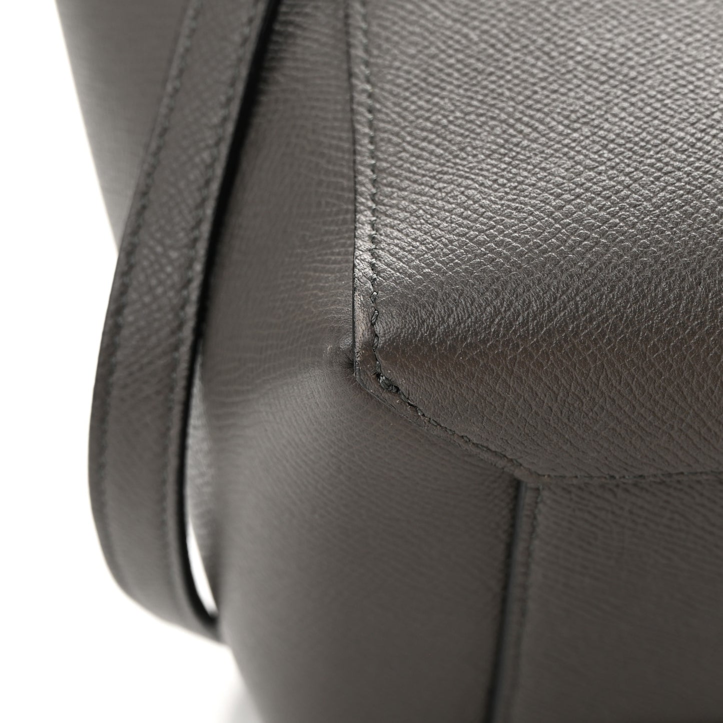 Baby Grained Calfskin Micro Belt Bag Grey