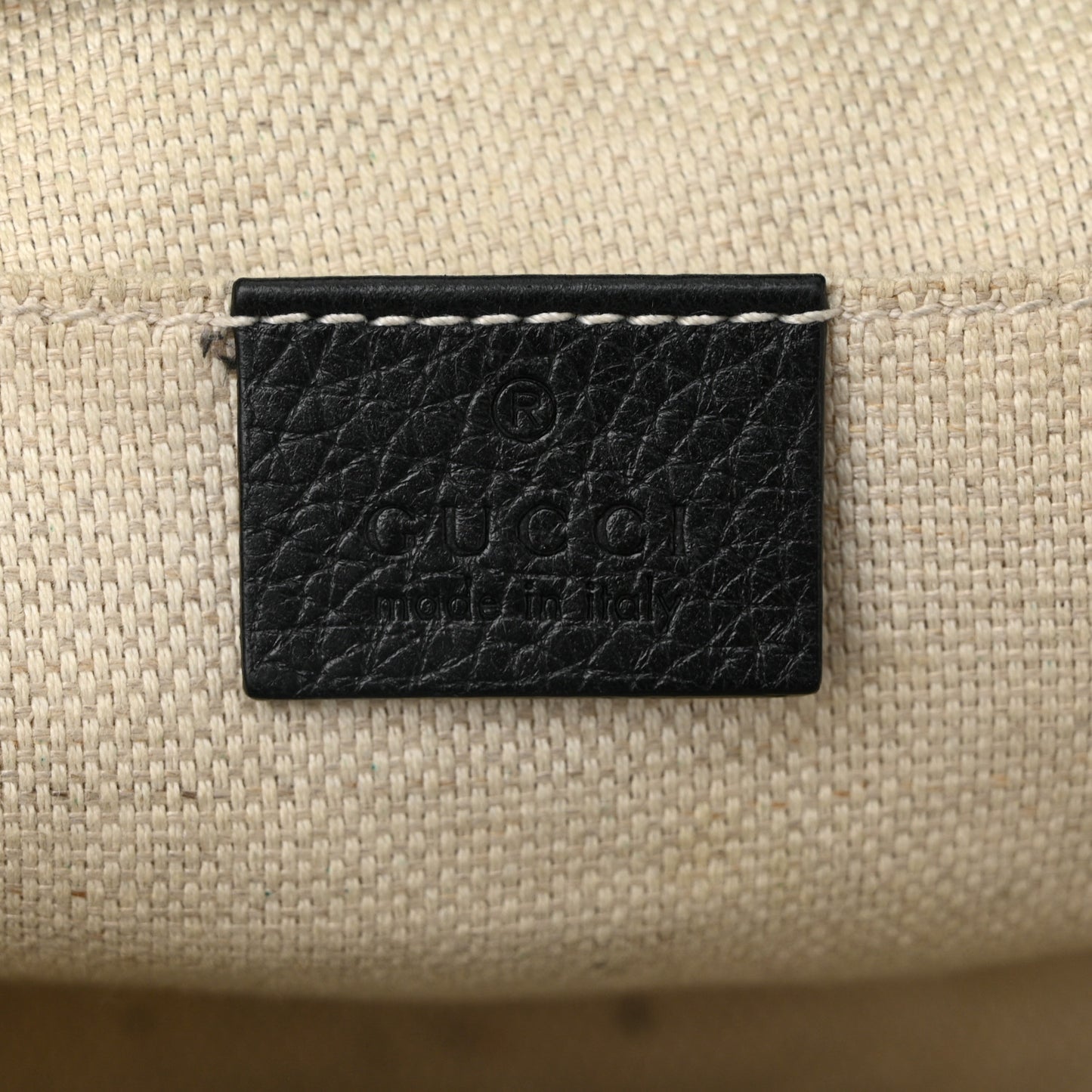 Pebbled Calfskin Small Soho Disco Bag Black