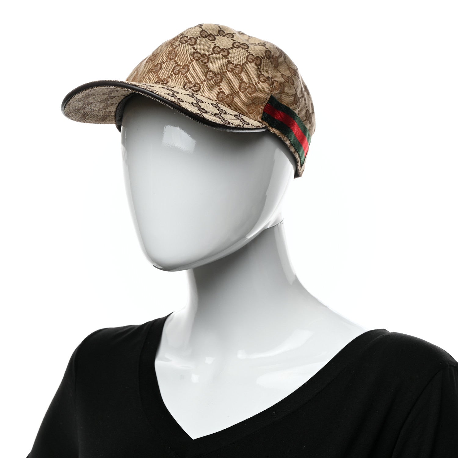 Gucci Monogram Web Baseball Hat M Beige Cocoa 2 of 9
