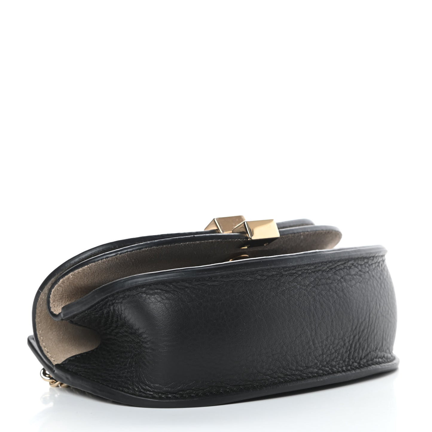Calfskin Nano Georgia Crossbody Bag Black