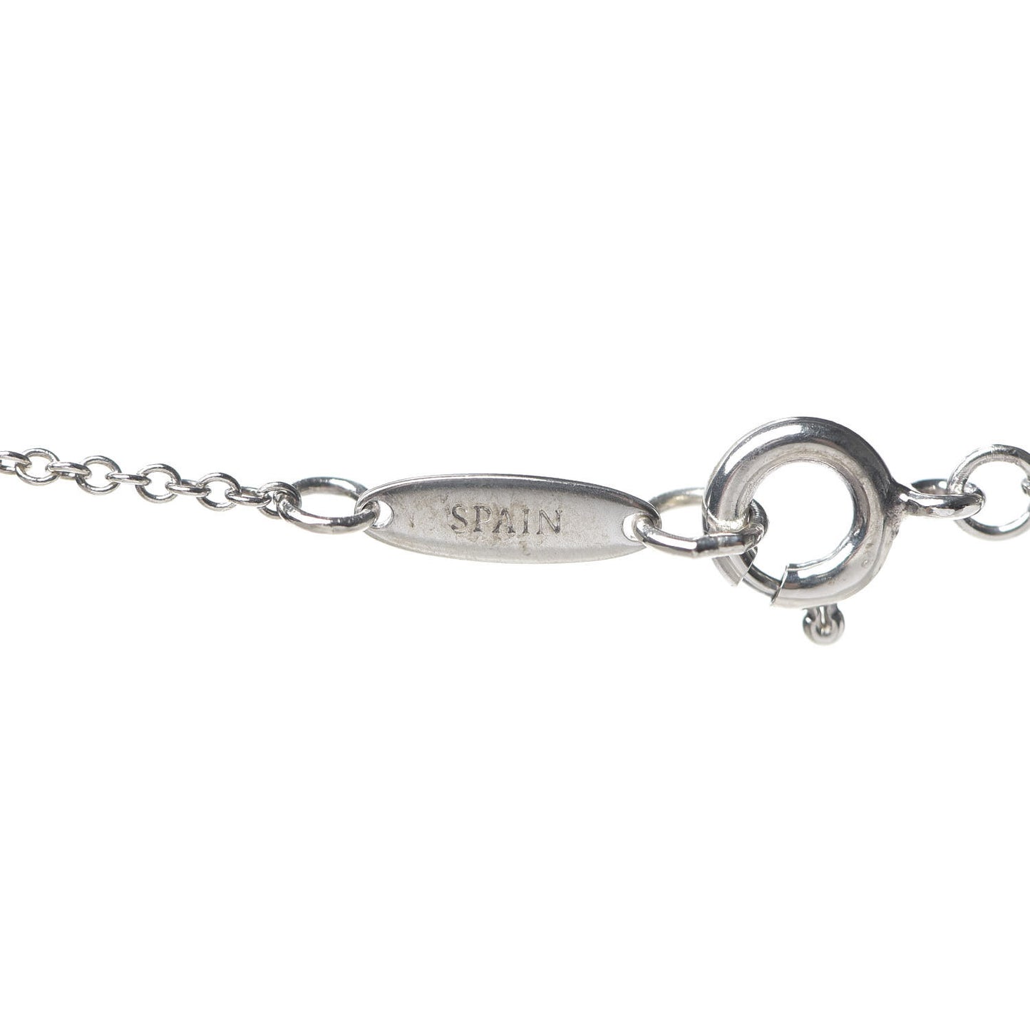 Sterling Silver 12mm Elsa Peretti Eternal Circle Pendant Necklace