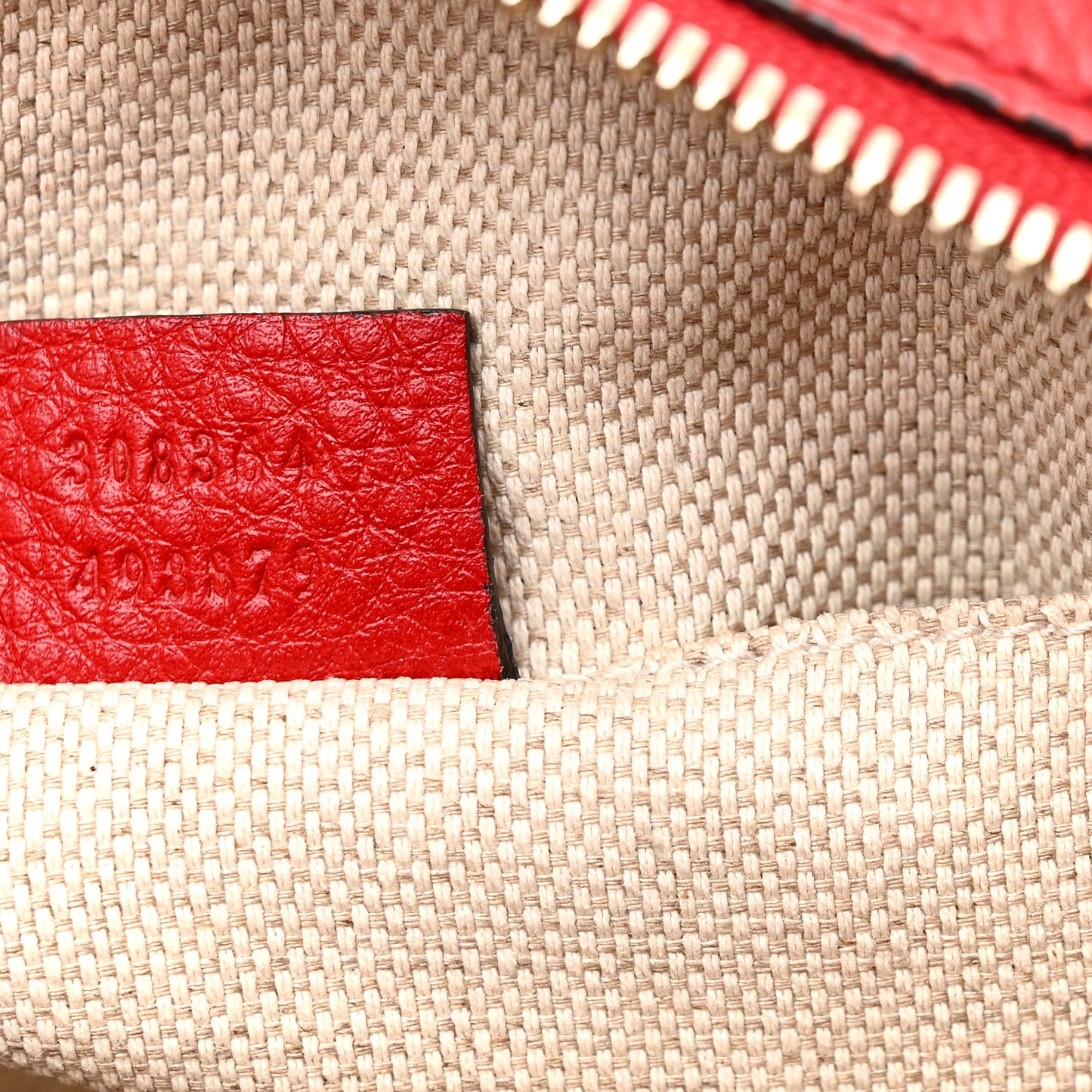 Pebbled Calfskin Small Soho Disco Bag Tabasco Red