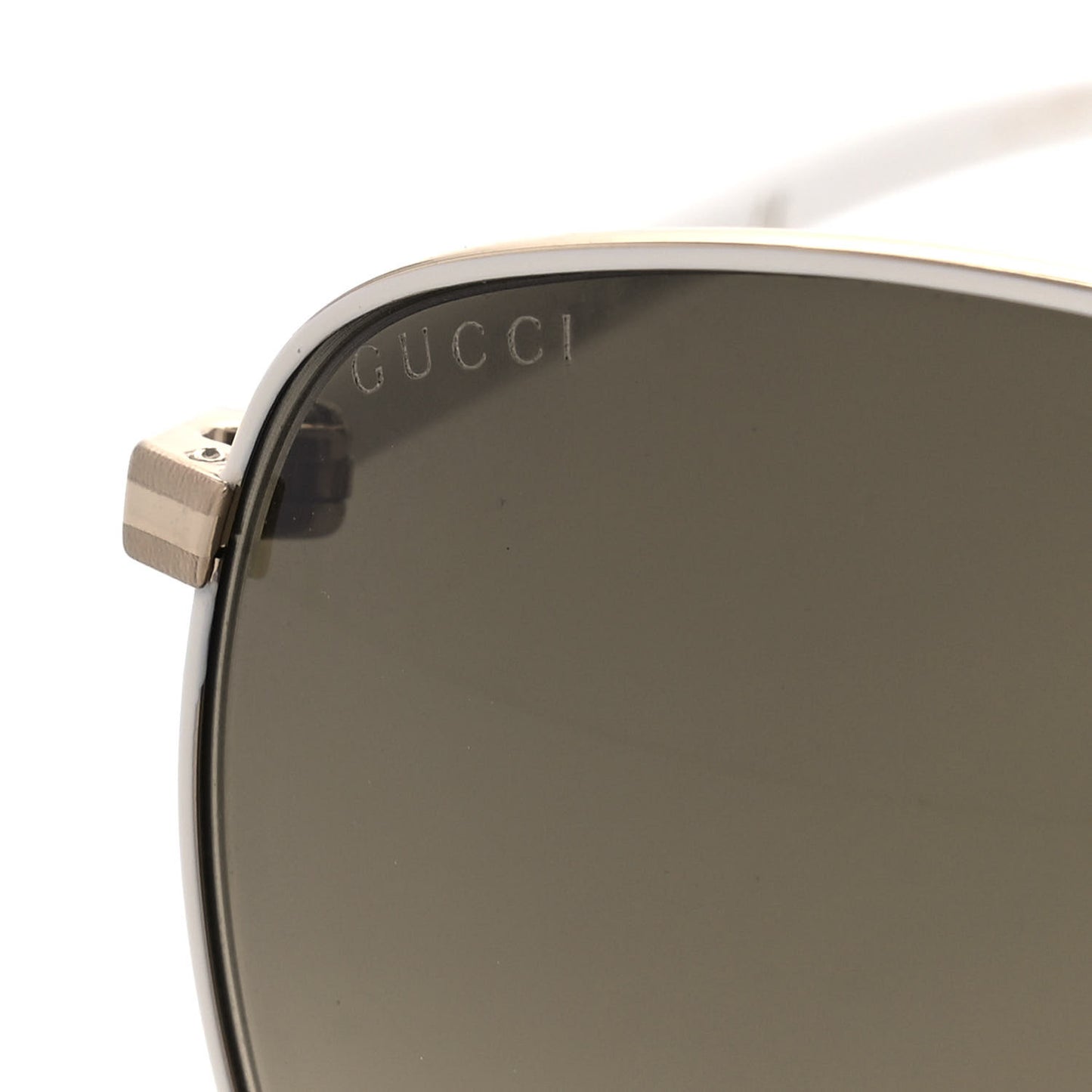 Aviator Sunglasses GG0502S White