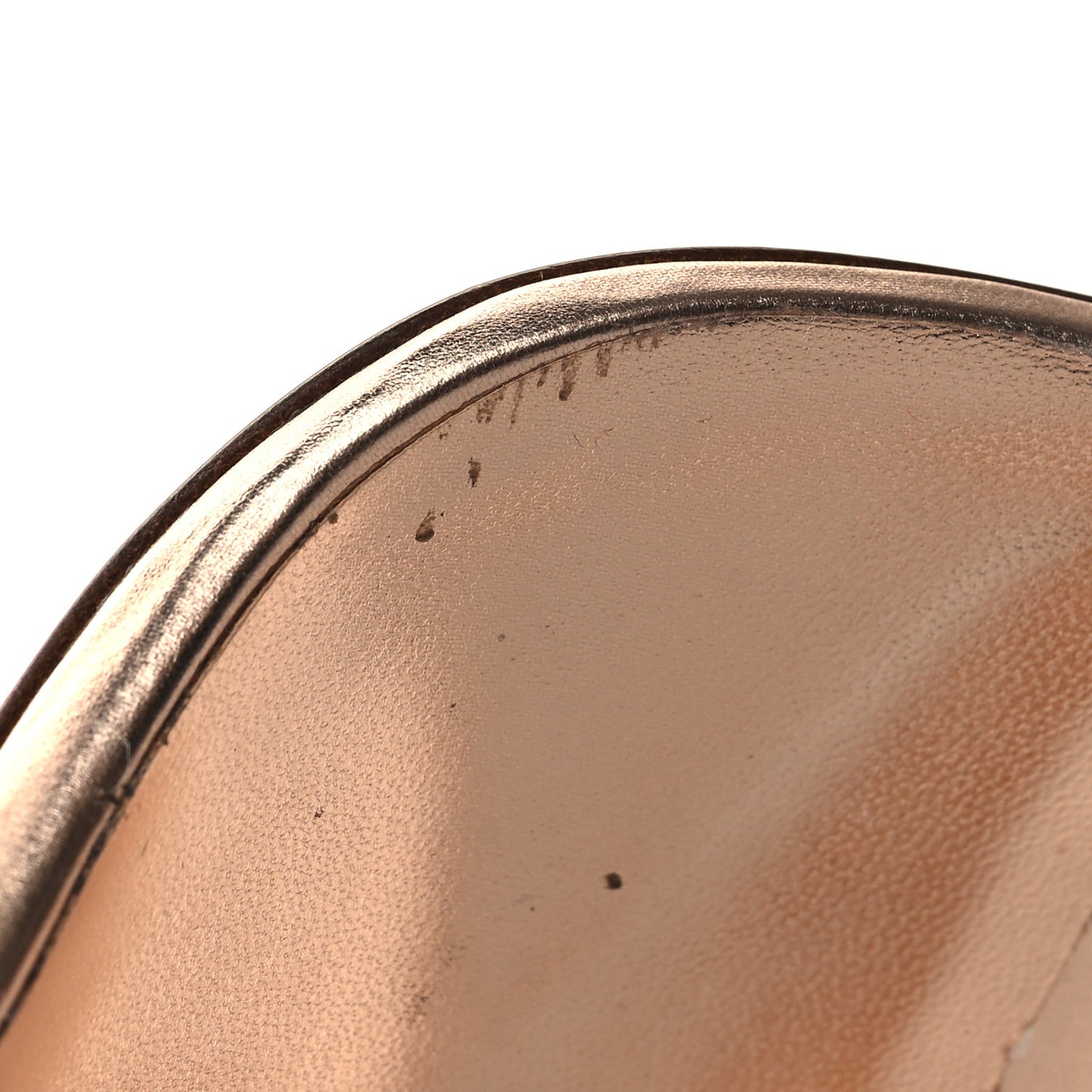 Kid Laminato Satin PVC Rosalie 100 Sandals 38 Leche