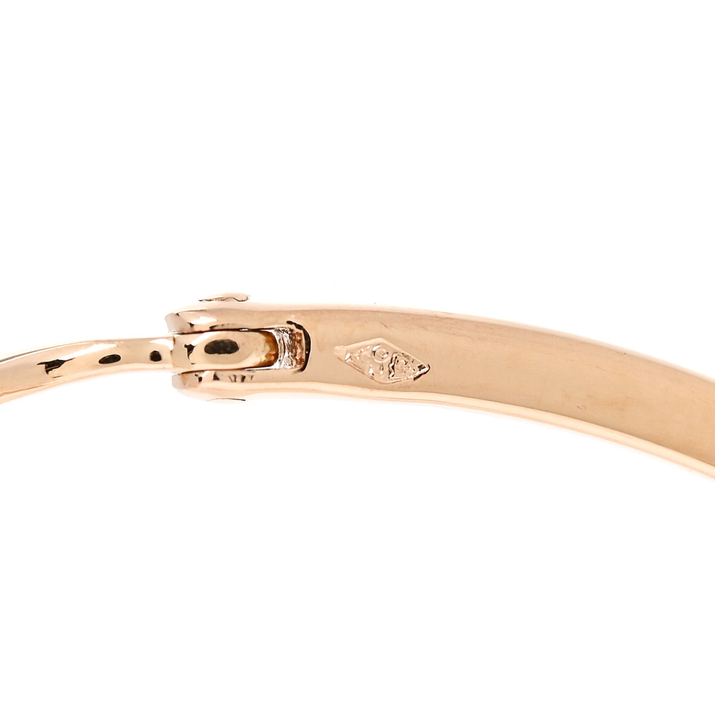 18K Rose Gold Pearl Hoop Earrings