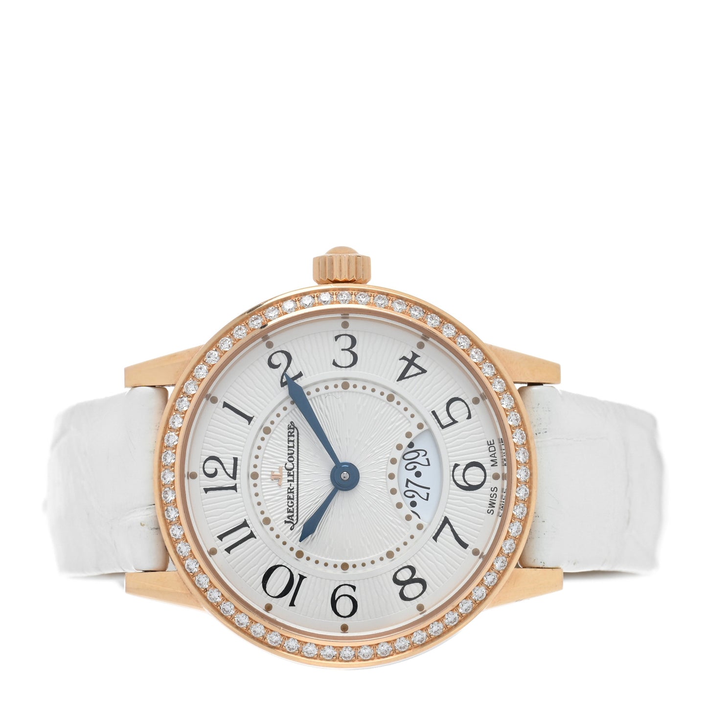 18K Rose Gold Alligator Diamond Bezel 29mm Rendez-Vous Quartz Watch Q3402530