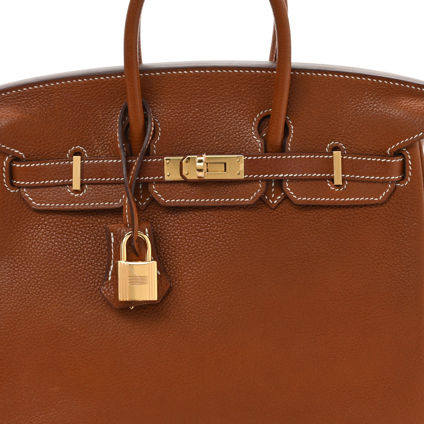 Natural Barenia Faubourg Birkin 25 Fauve