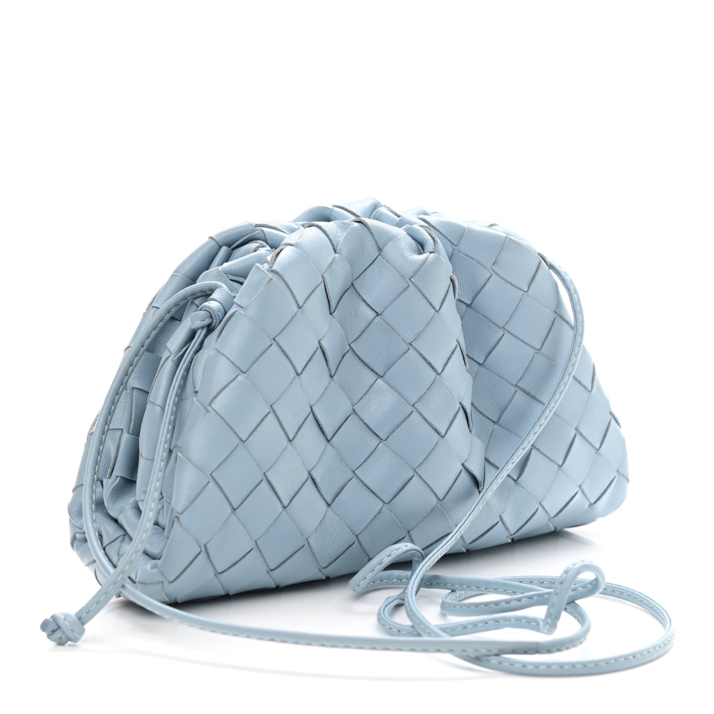 Nappa Intrecciato The Mini Pouch Ice