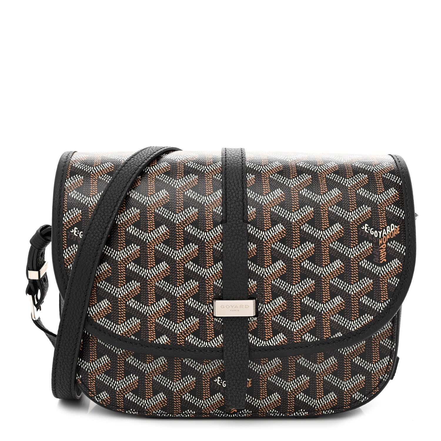 Goyard Goyardine Belvedere II PM Messenger Bag Black 1 of 9