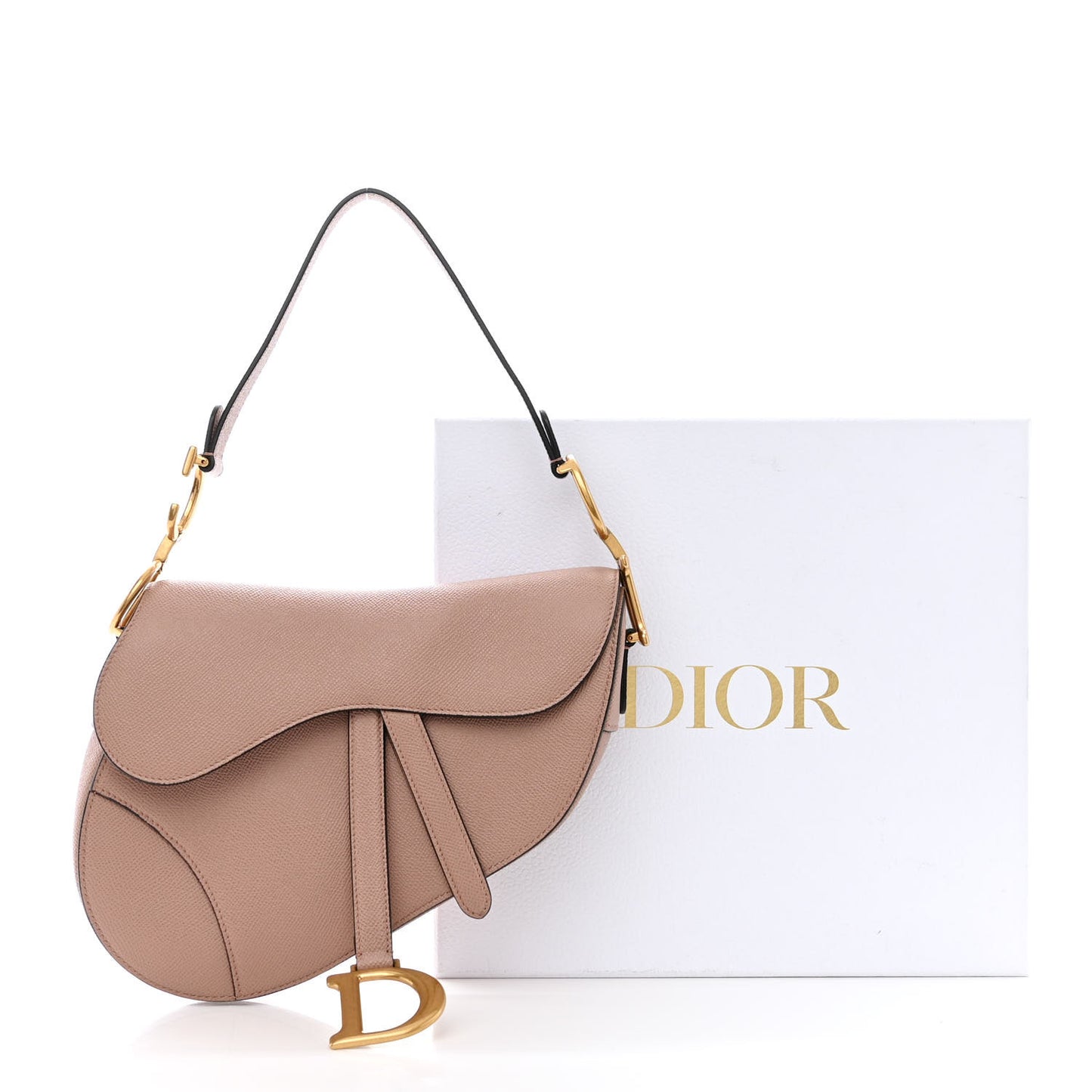 Grained Calfskin Saddle Bag Fard
