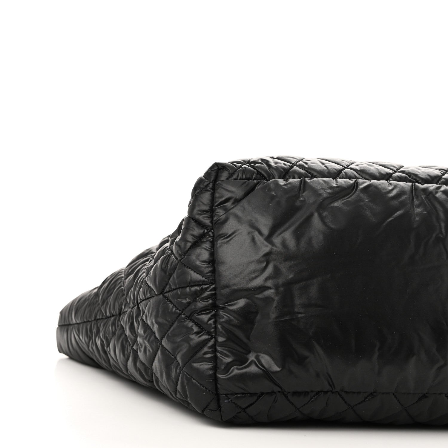 Chanel Nylon Quilted Large Coco Cocoon Tote Black 9 of 10