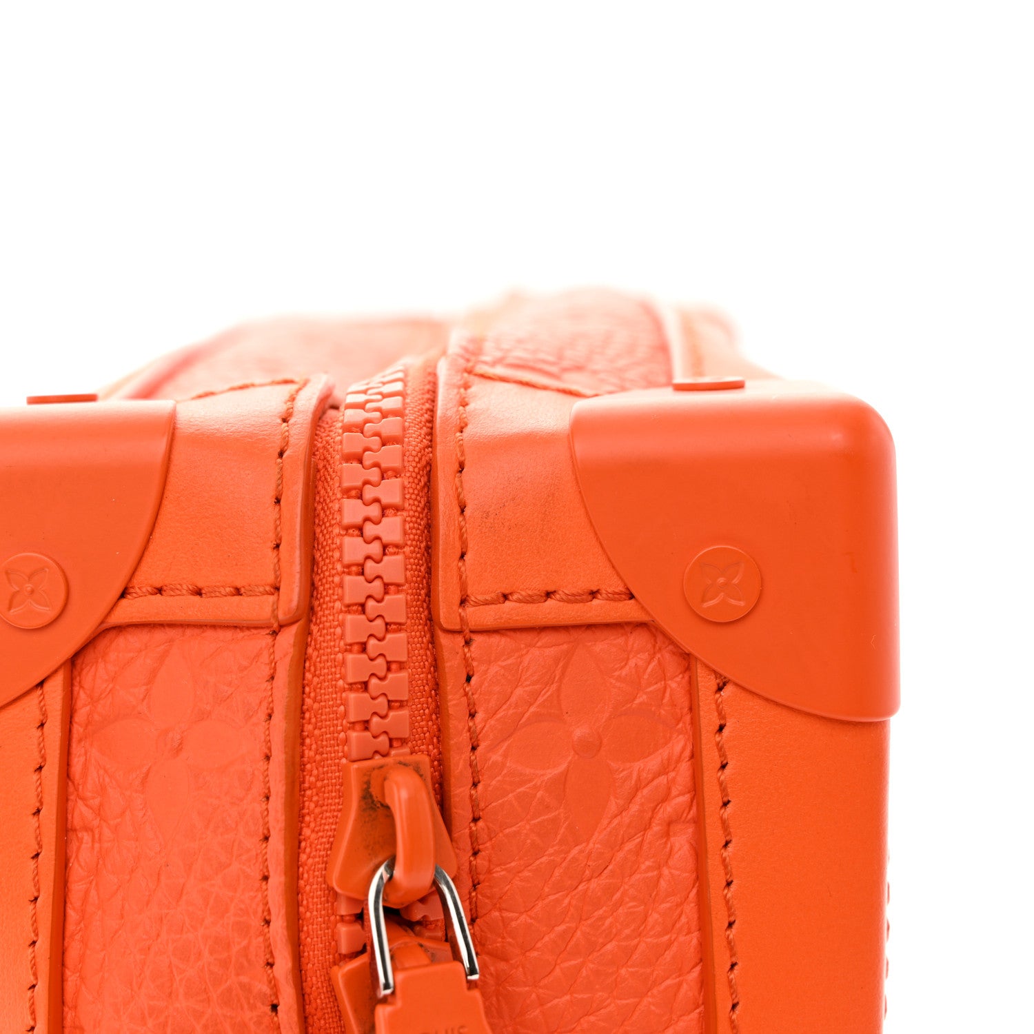 Louis Vuitton Taurillon Monogram Solar Ray Soft Trunk Orange 14 of 14