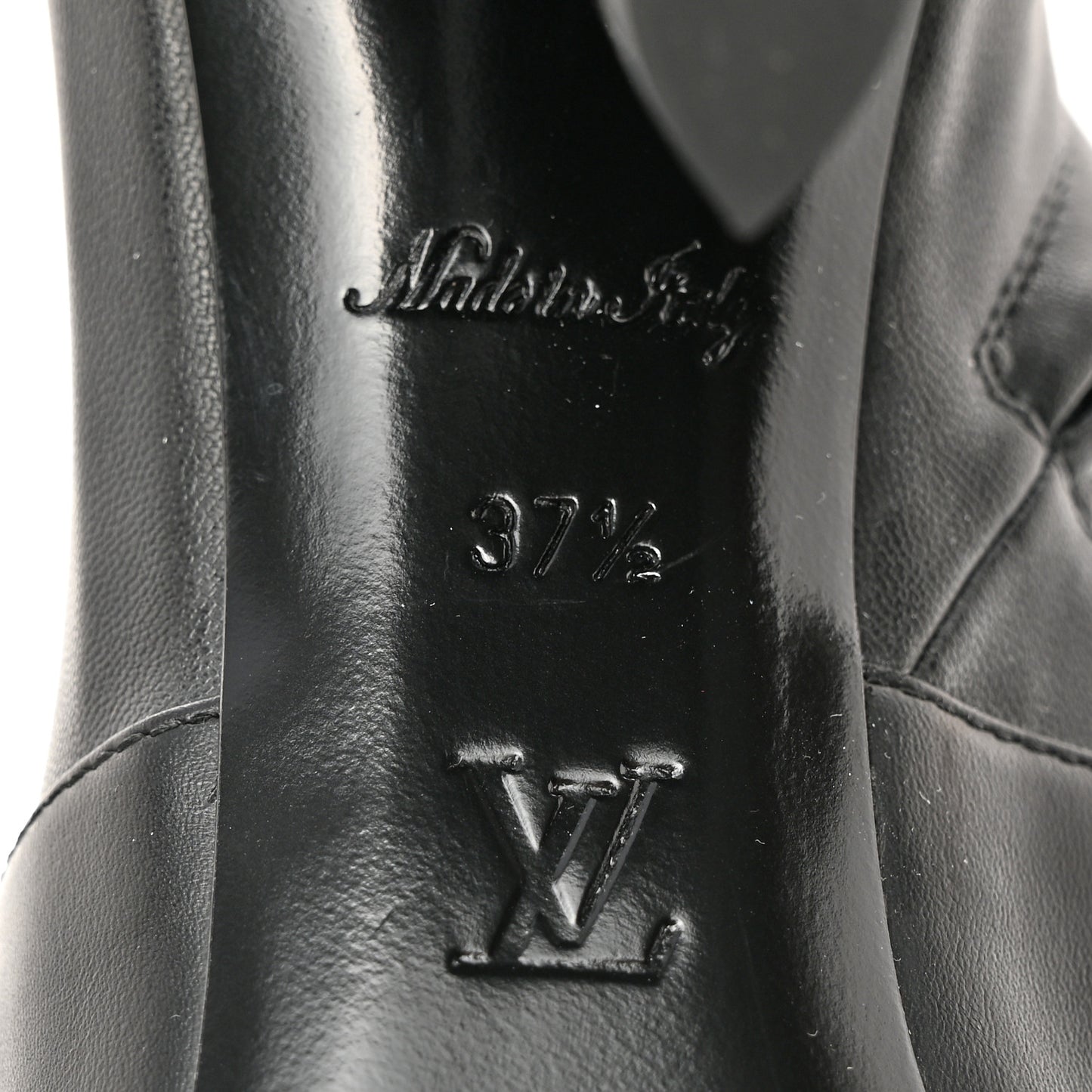 Calfskin Uniformes Silhouette Ankle Boots 37.5 Black
