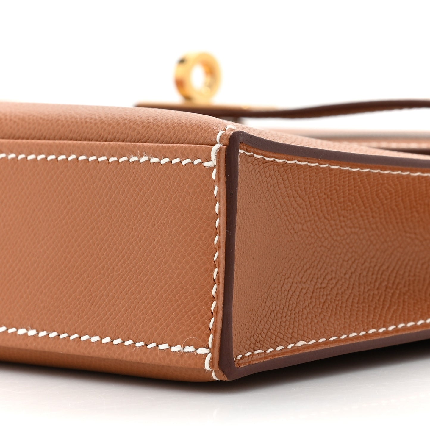 Madame Calfskin Kelly Elan Gold
