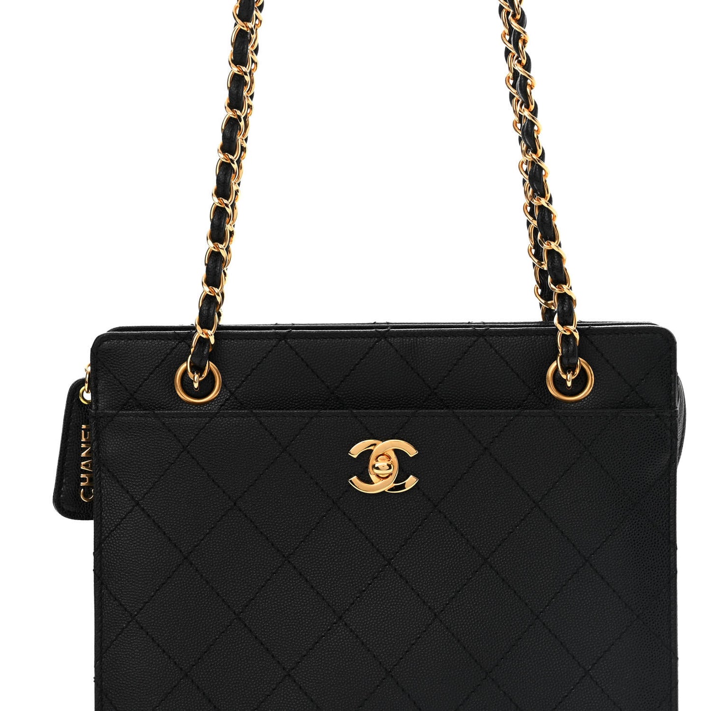 Caviar Shopper Tote Black