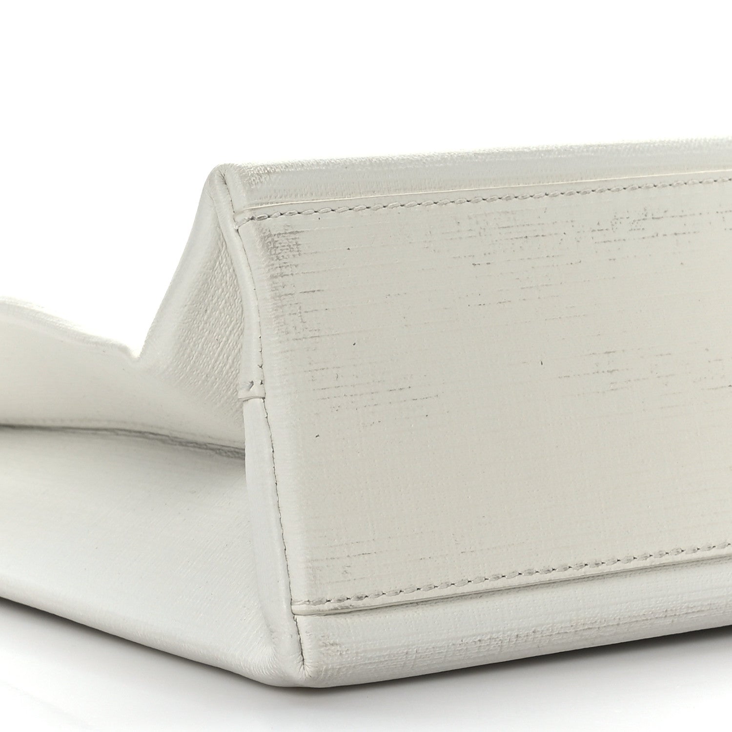 Balenciaga Calfskin Small Logo North South Shopping Tote White 11 of 11