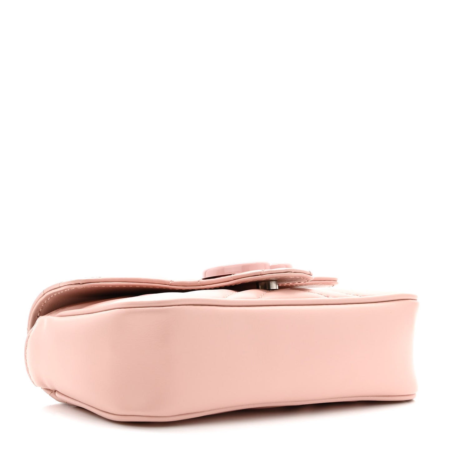 Calfskin Matelasse Monochrome GG Marmont Chain Belt Bag Perfect Pink