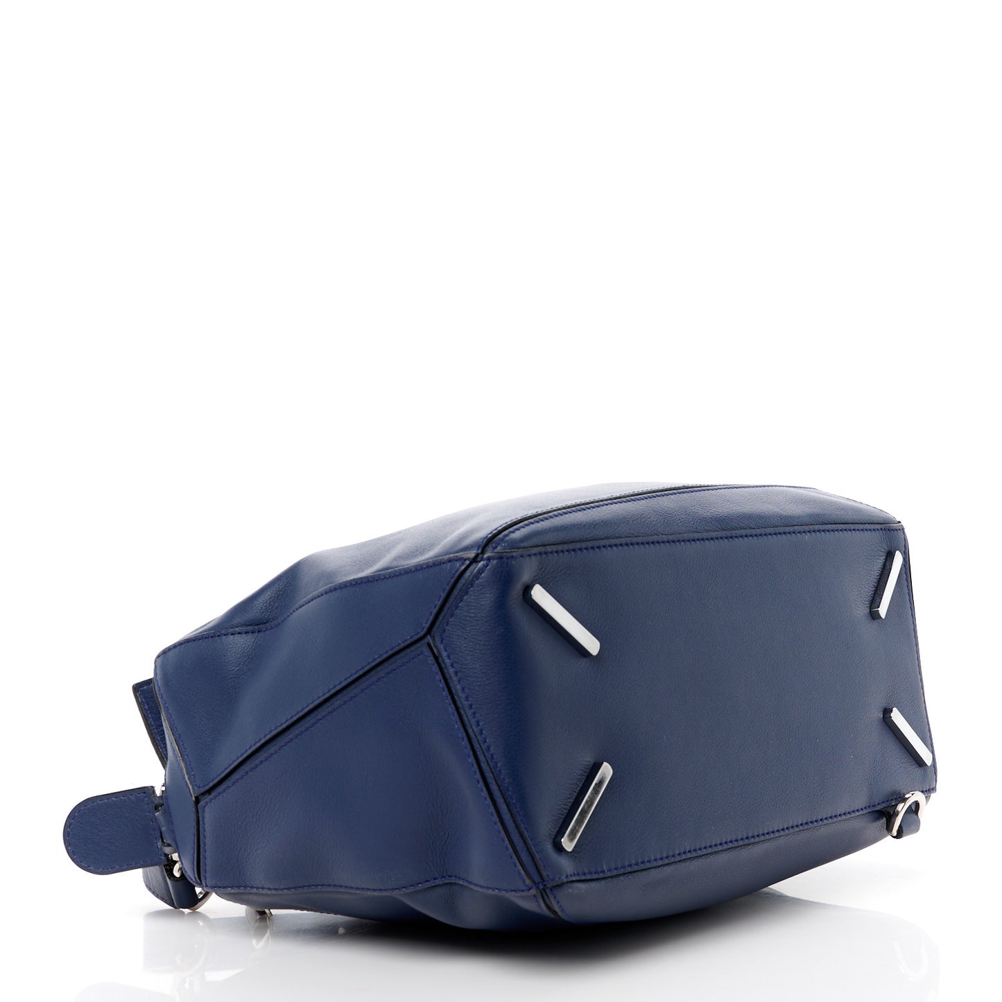 Calfskin Medium Puzzle Bag Marine