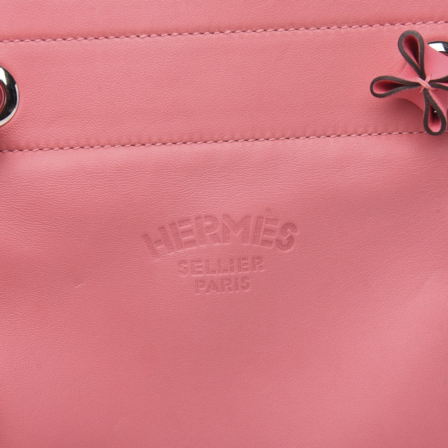 Hermes Milo Lambskin Swift Mini Aline Rose Azalee 10 of 11