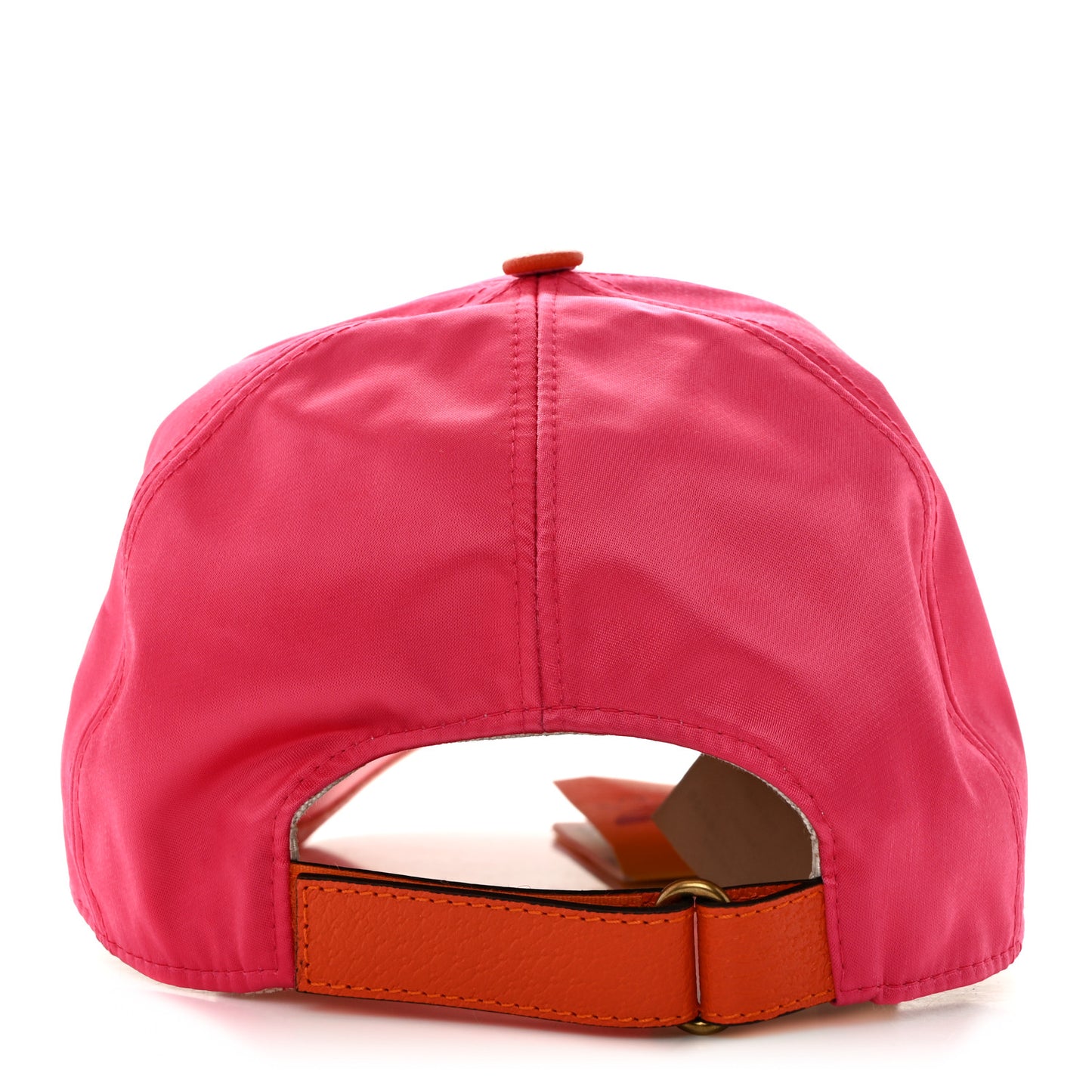 X ADIDAS Satin Trefoil Logo MC Rolly Baseball Hat Fuxia Red
