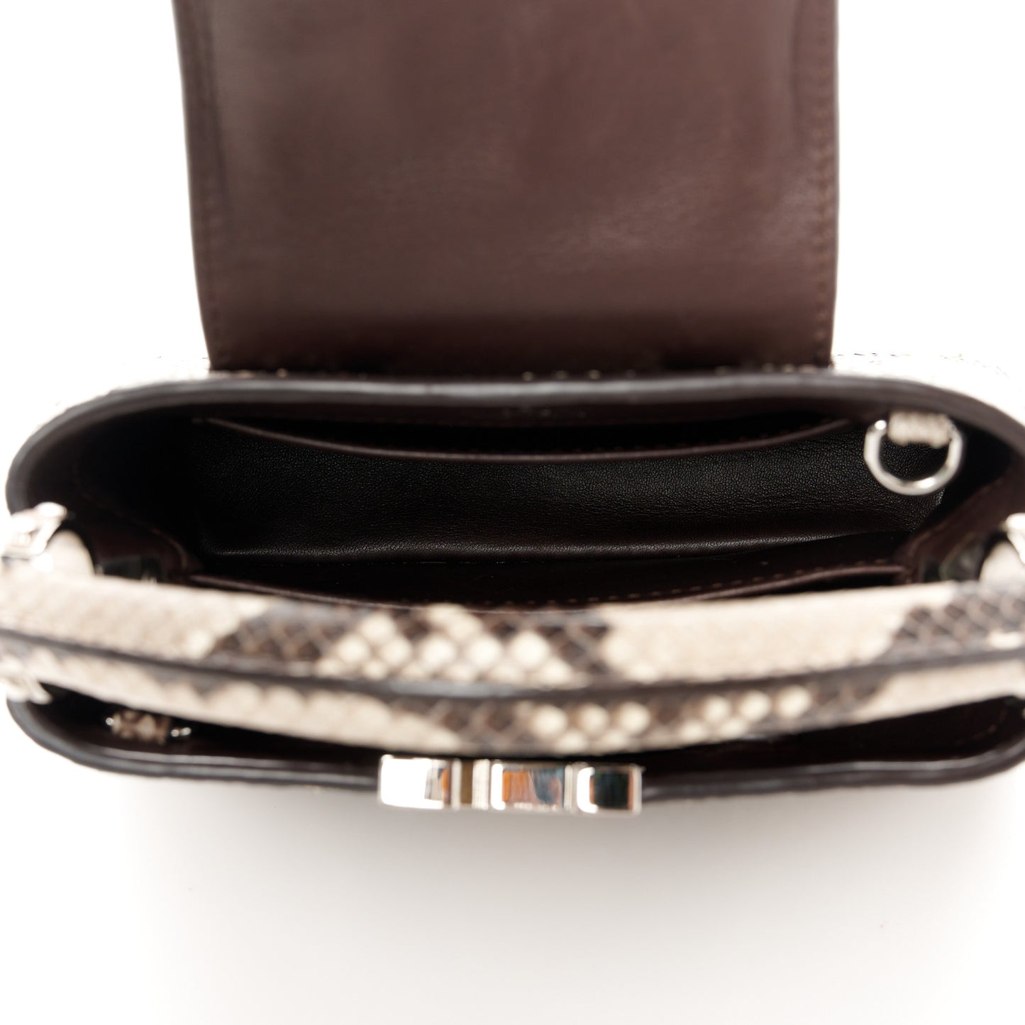 Snakeskin Capucines Mini Naturel