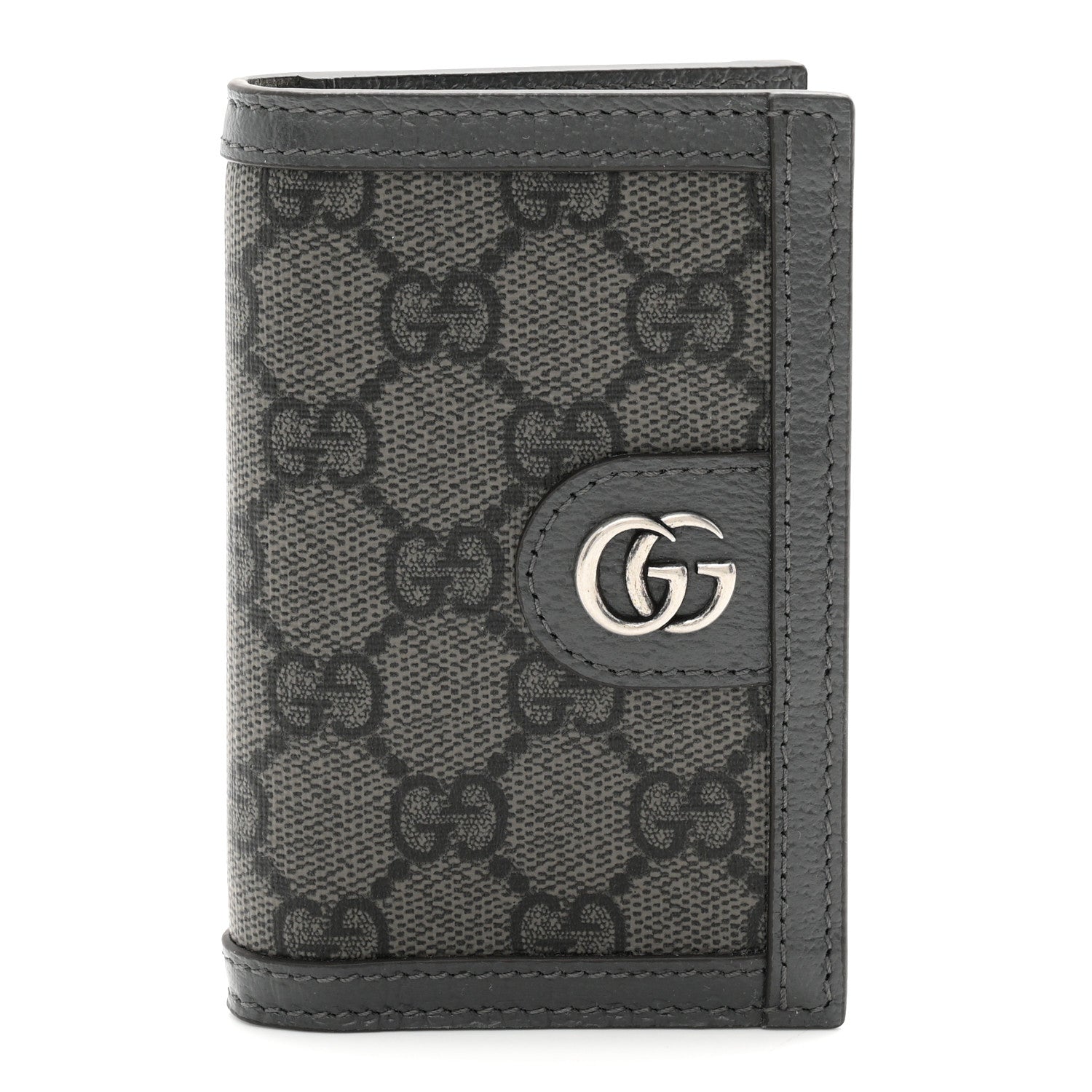Gucci GG Supreme Monogram Textured Dollar Calfskin Ophidia Card