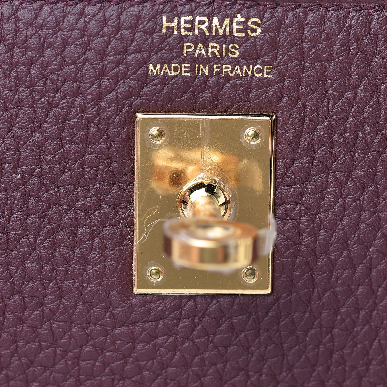 Hermes Togo Kelly Retourne 25 Bordeaux 25 of 40
