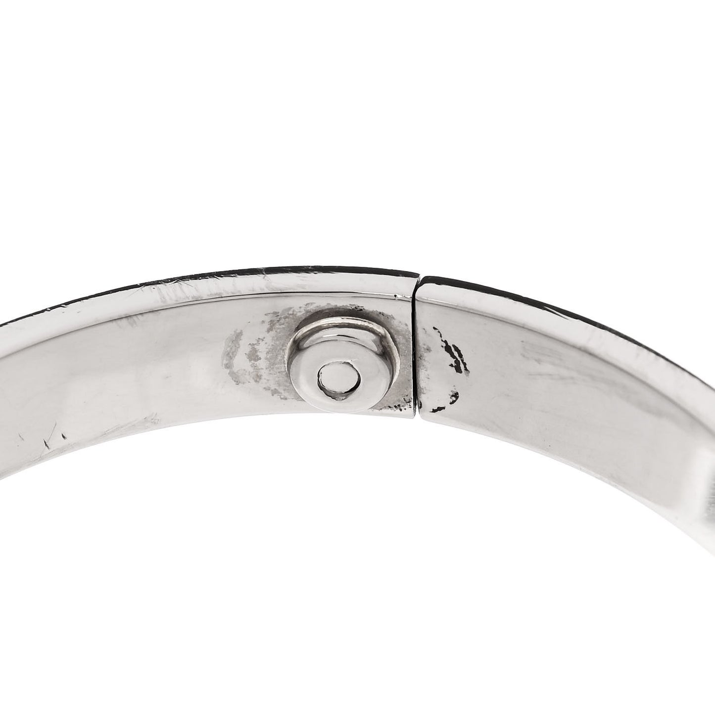 18K White Gold LOVE Bracelet 16