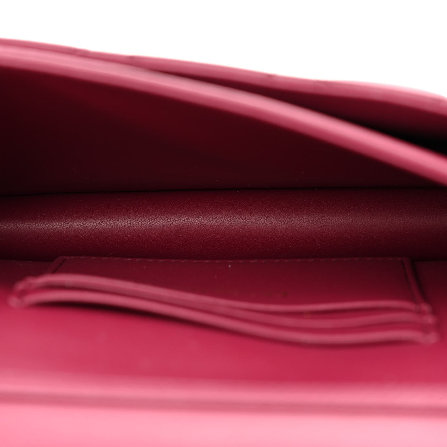 Lambskin Cannage Mini My Dior Top Handle Clutch Burgundy