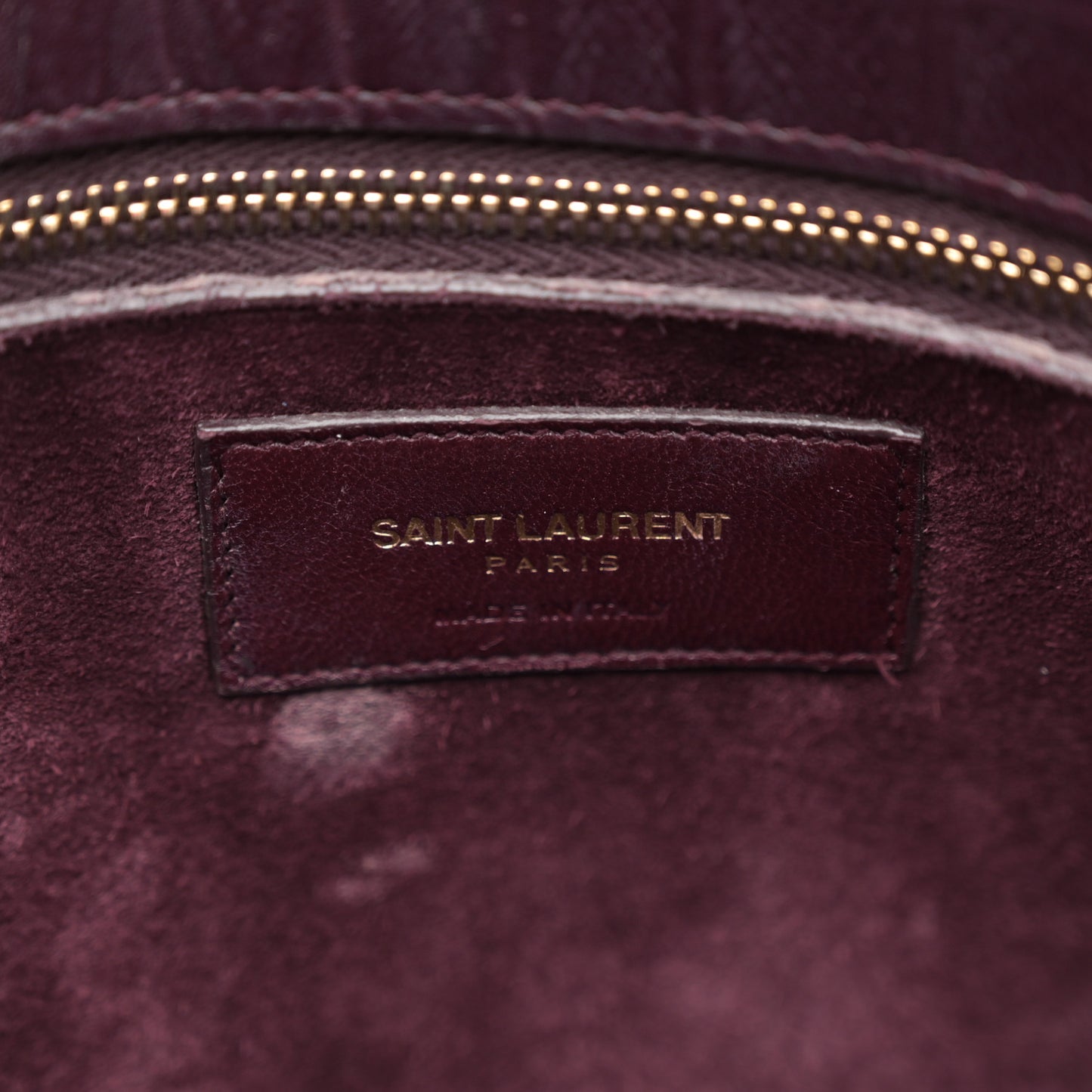 Calfskin Crocodile Embossed Small Sac de Jour Wine