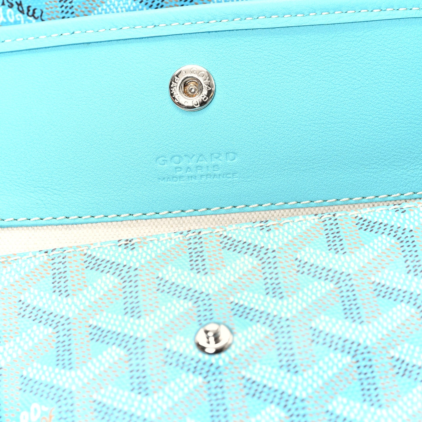 Goyardine Saint Louis GM Balise Beach Towel Set Turquoise