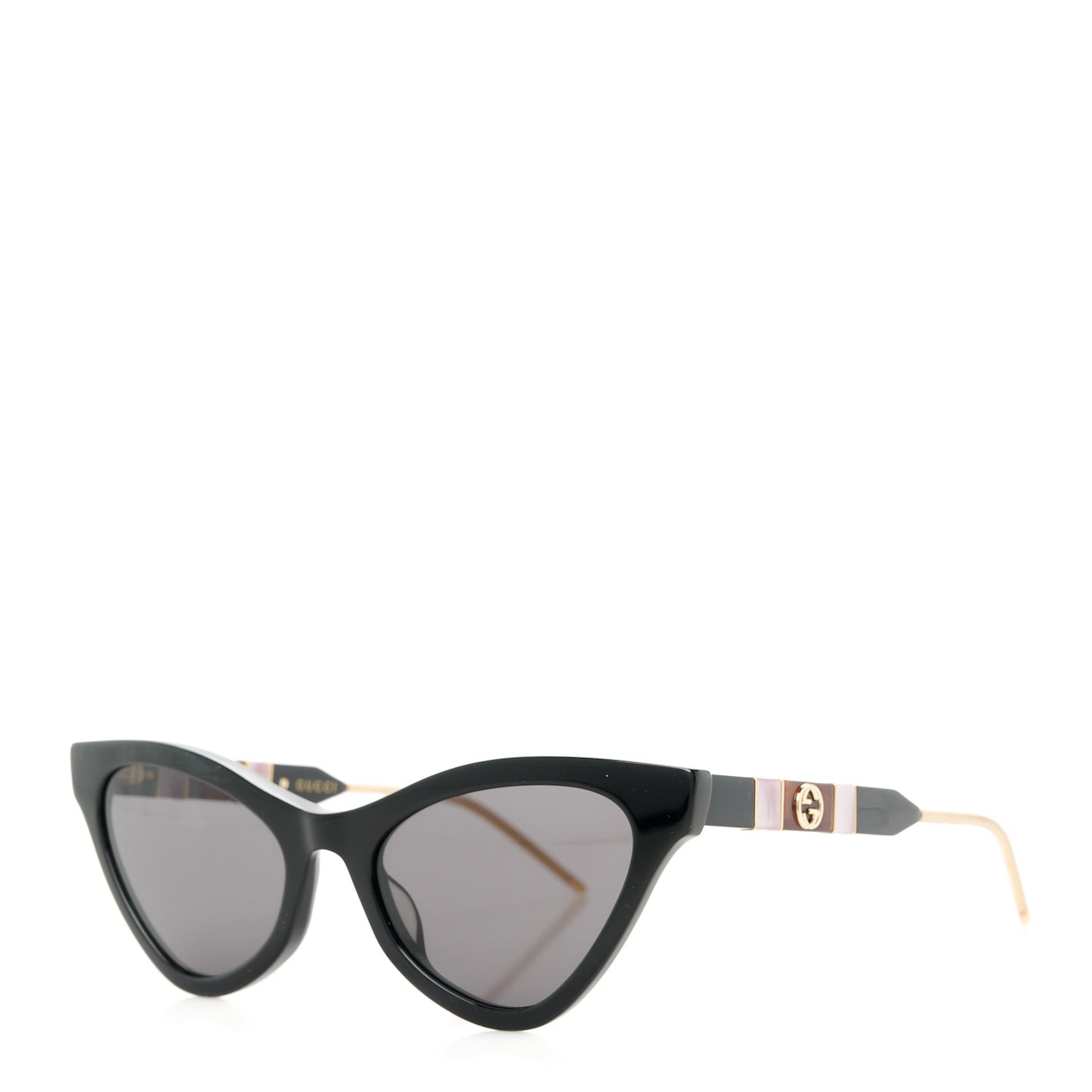 Acetate Cat Eye GG0708S Sunglasses Black