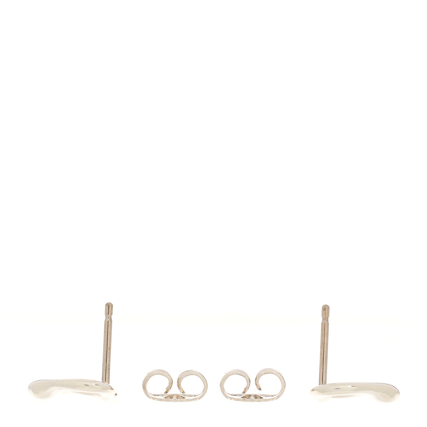 Sterling Silver Elsa Peretti 11mm Open Heart Earrings