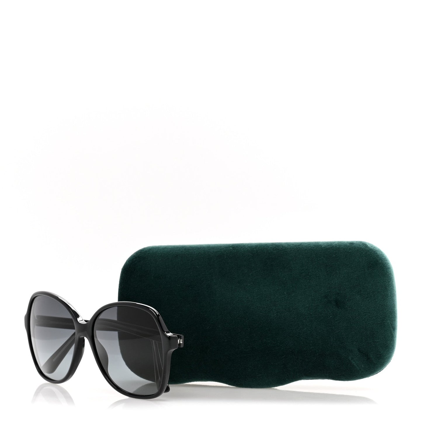 Acetate Oversize Round Frame Sunglasses GG0509S Black
