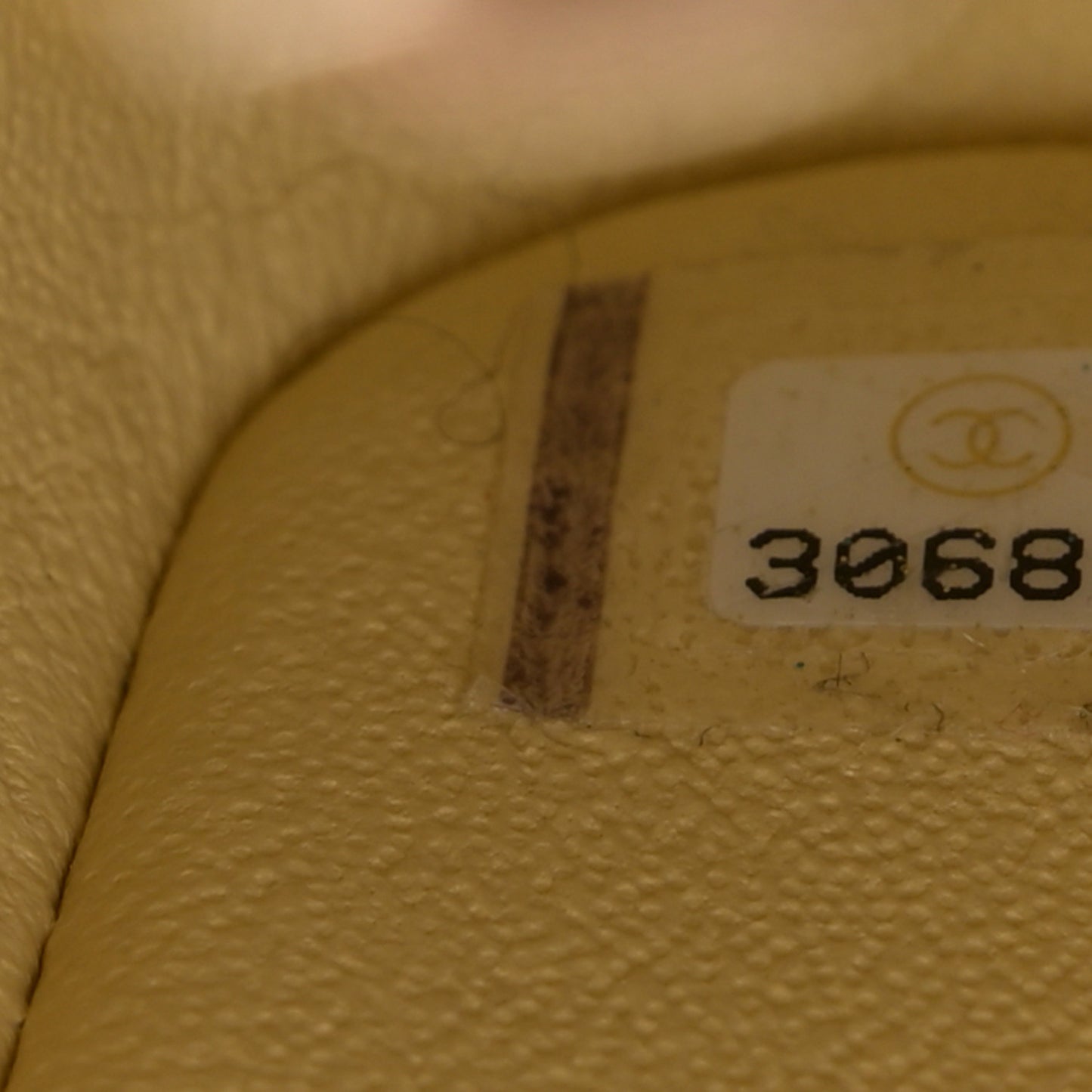 Lambskin Quilted Mini Square Flap Light Yellow