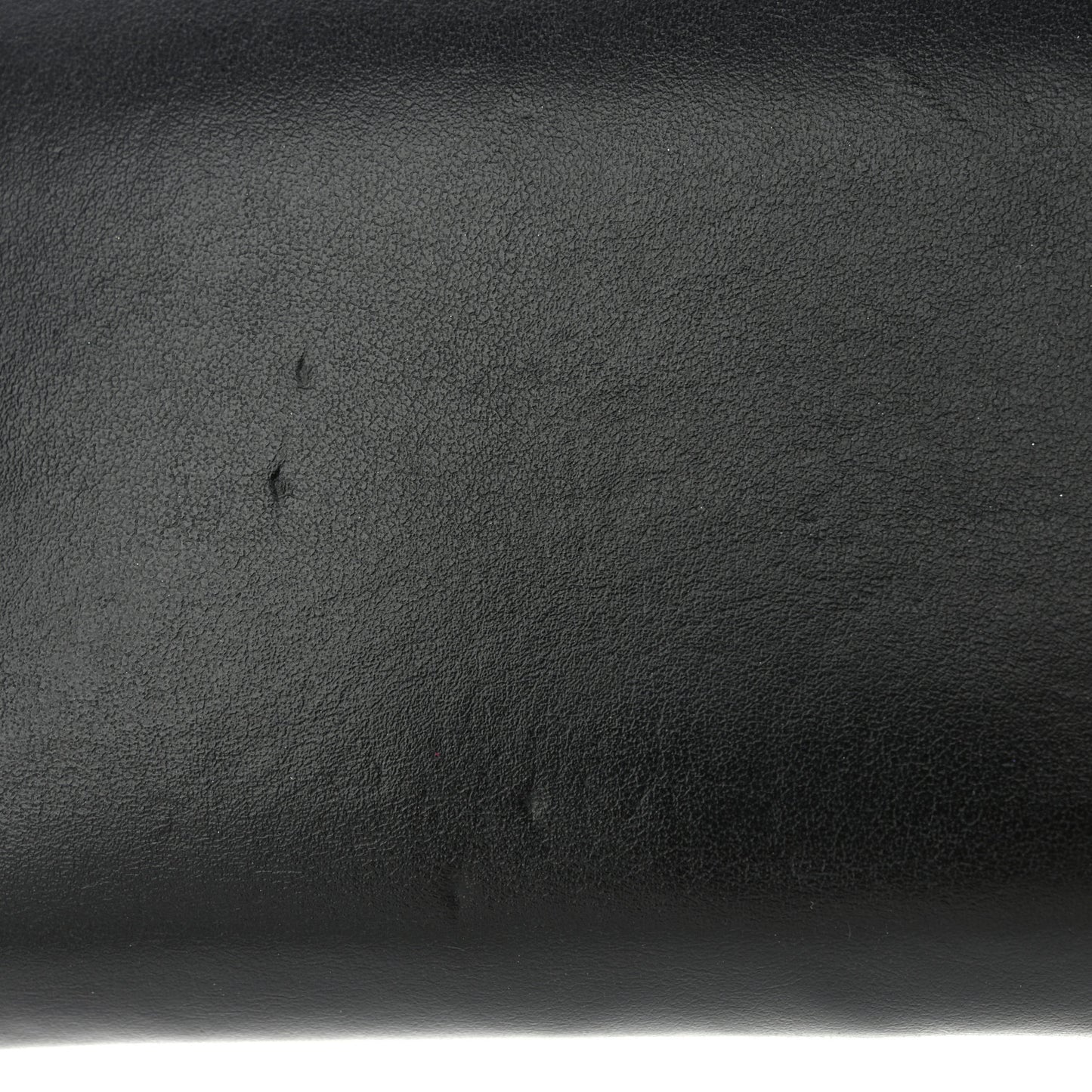 Vitello Century Metal Monster Eyes Zip Around Wallet Black