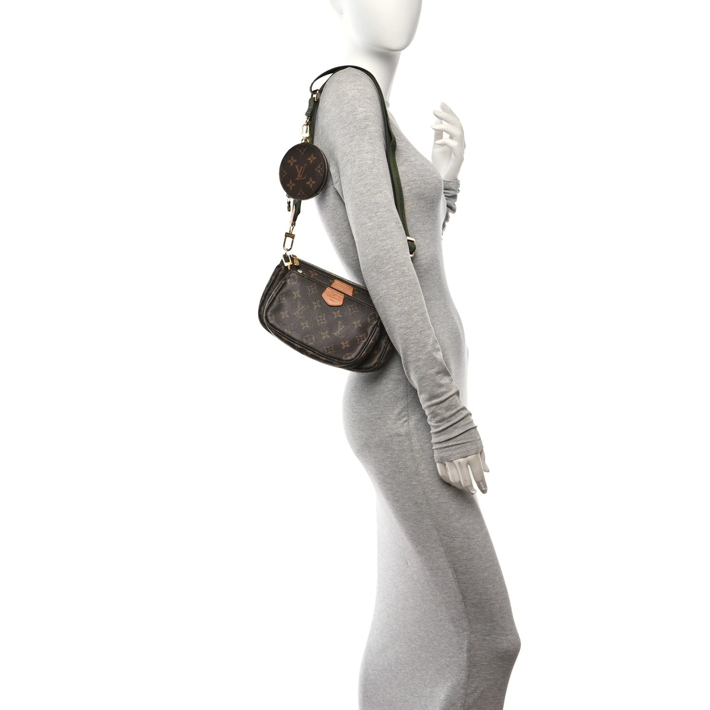 Monogram Multi Pochette Accessories Kaki