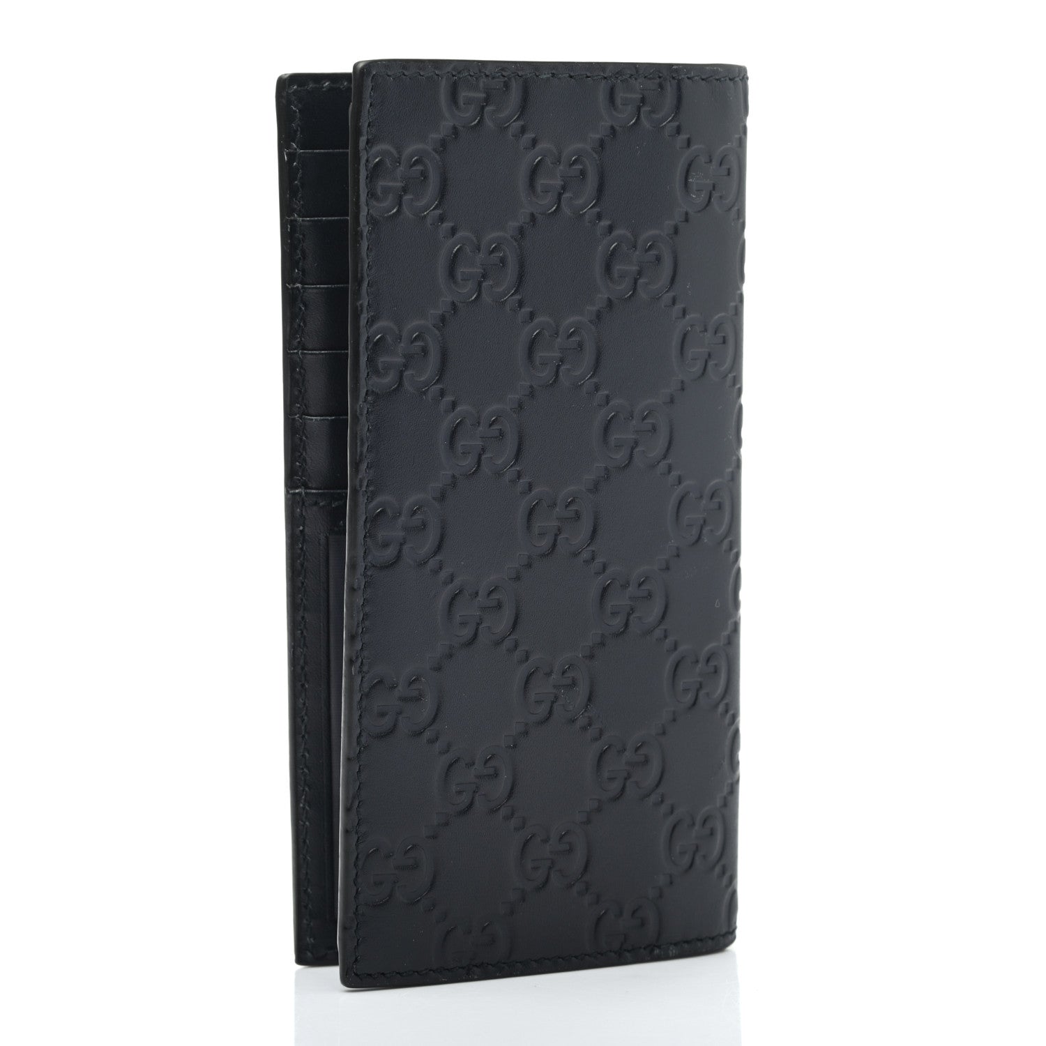 Gucci Guccissima Long Wallet Black 4 of 18