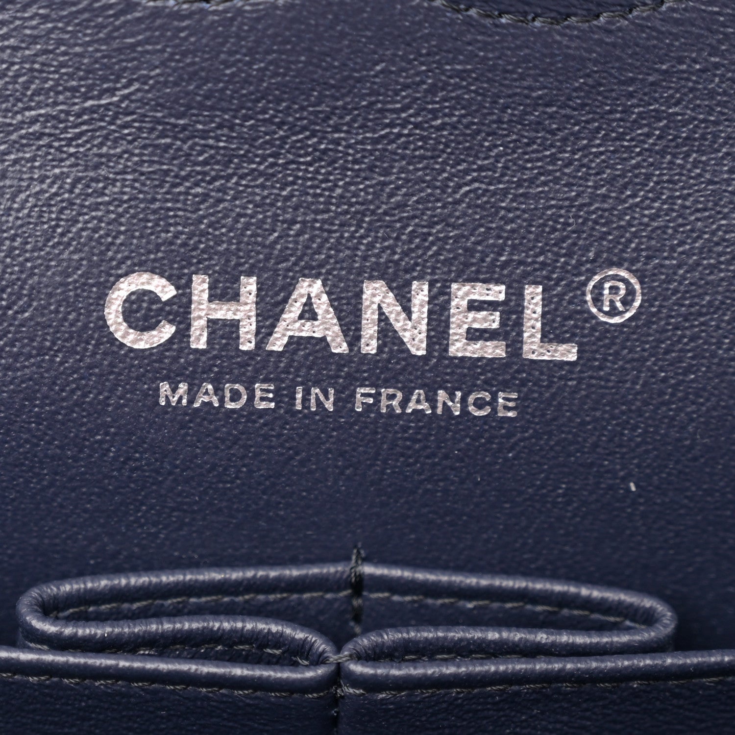 Chanel Caviar Quilted Medium Double Flap Navy 5 of 11
