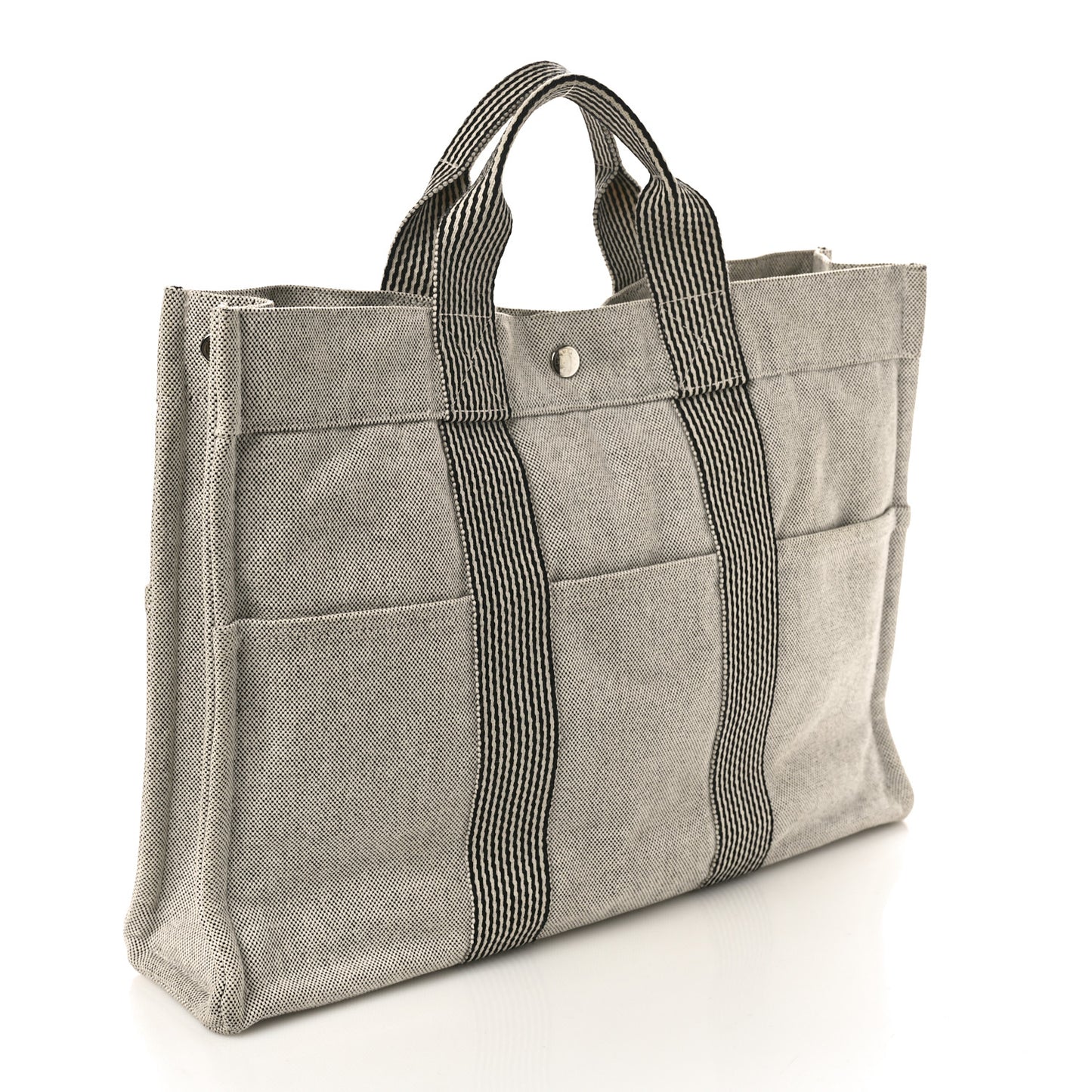 Canvas Herline GM Tote Light Grey