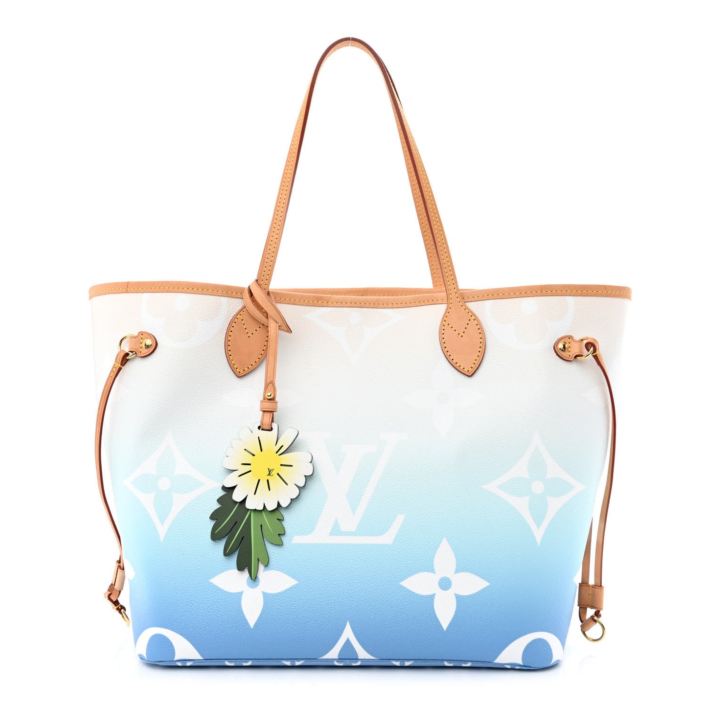Monogram Giant By The Pool Neverfull MM Blue