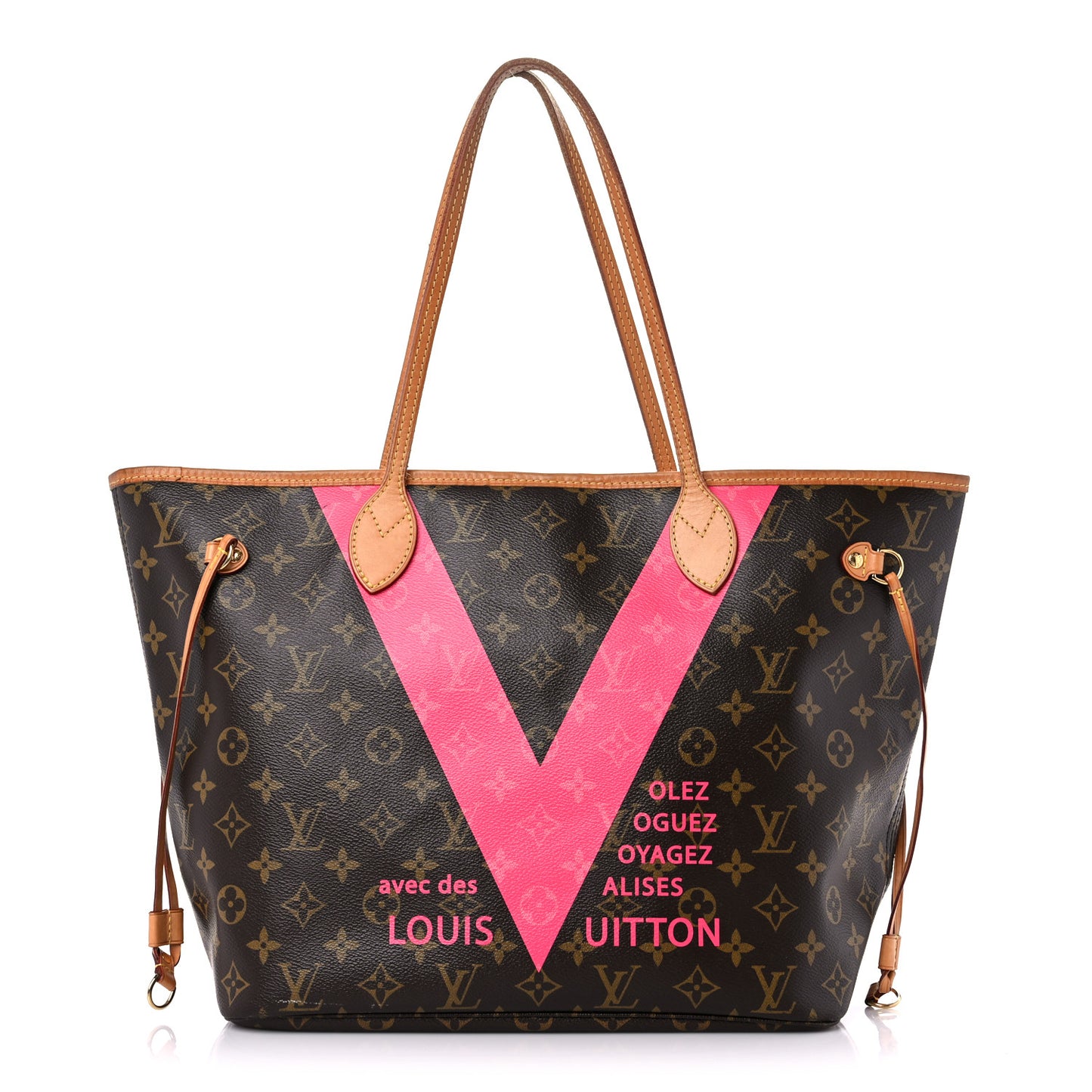Monogram V Neverfull MM Grenade