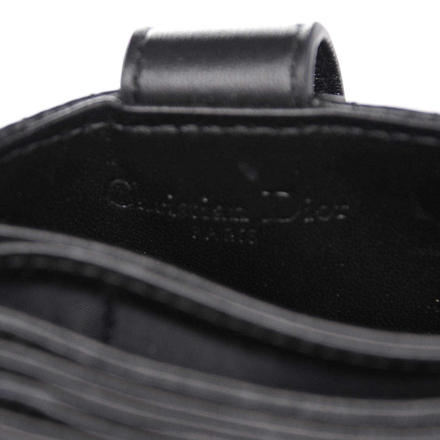 Lambskin Cannage Lady Dior 5-Gusset Card Holder Black