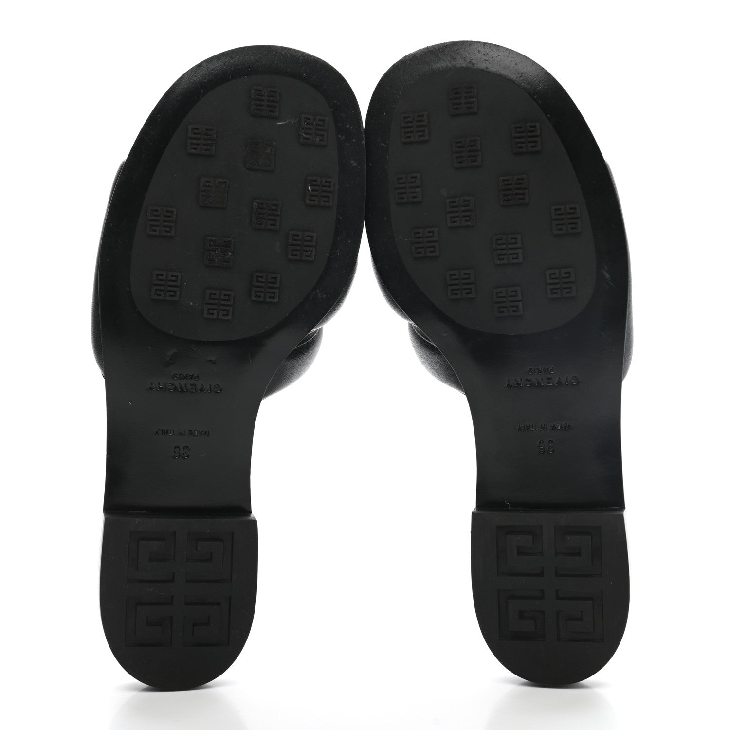 Givenchy Nappa G Flat Sandals 36 Black 5 of 10