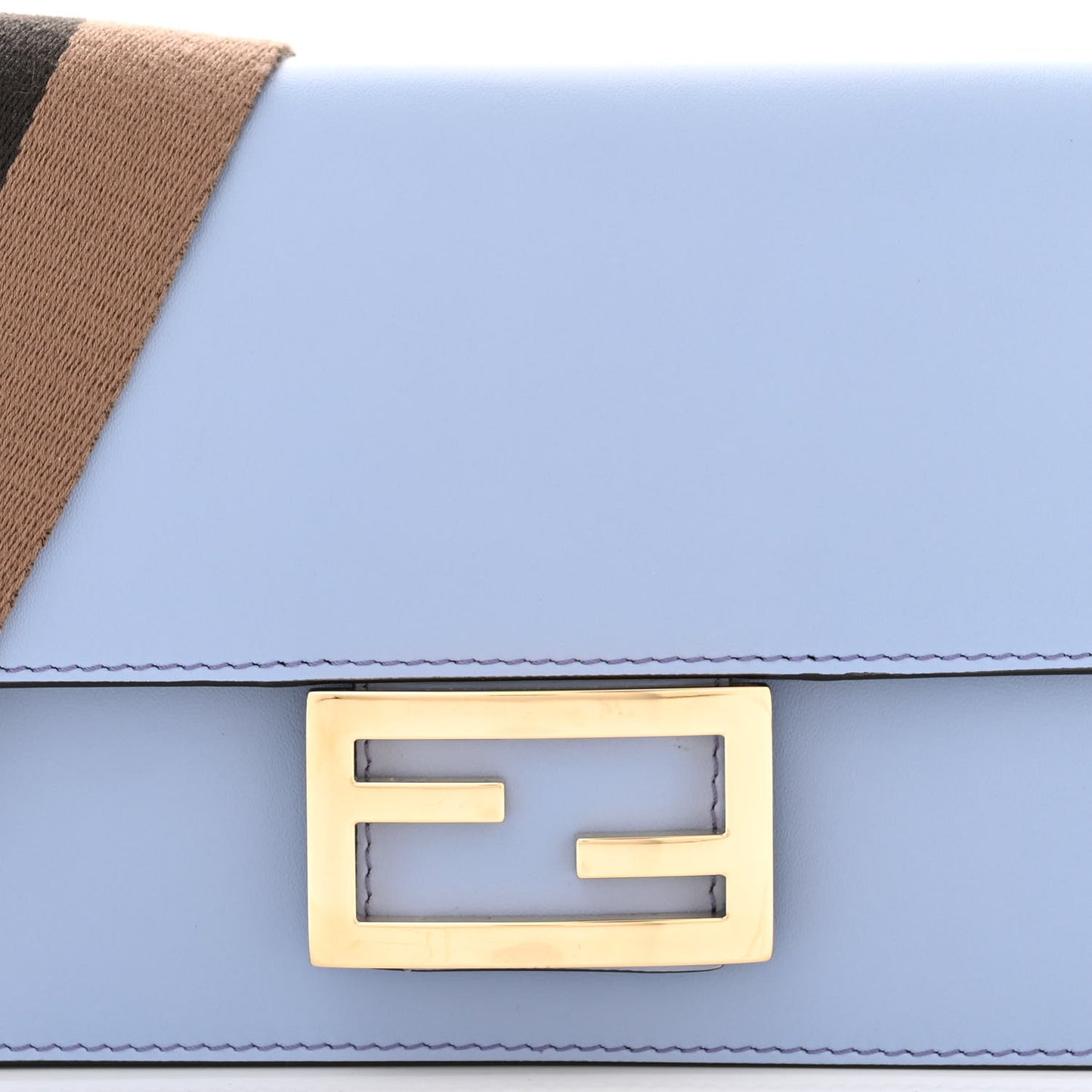 Vitello King Mini Flat Baguette Azzurro Sky