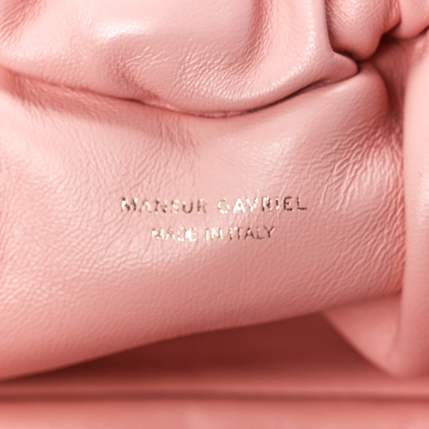 Lambskin Mini Cloud Clutch Dahlia