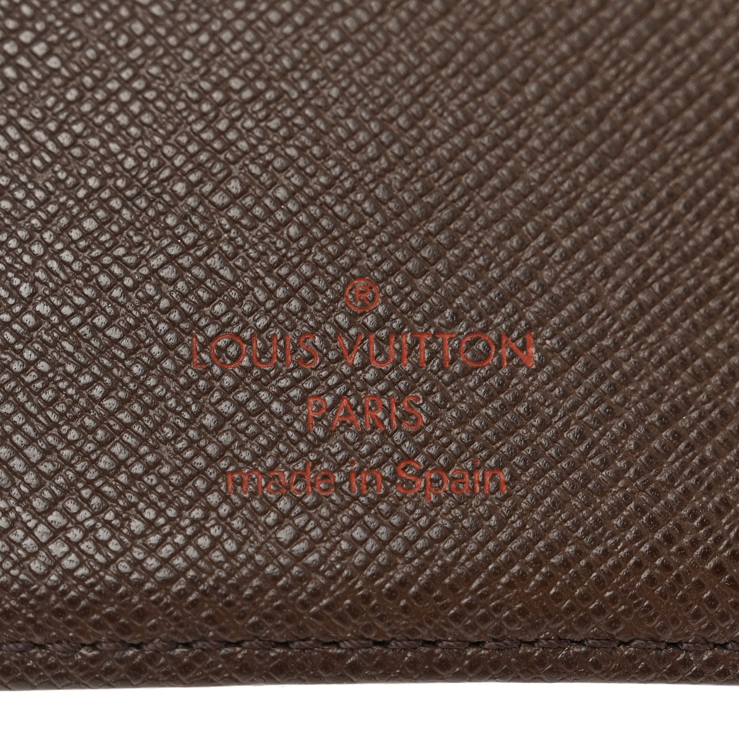 Damier Ebene Small Ring Agenda Cover