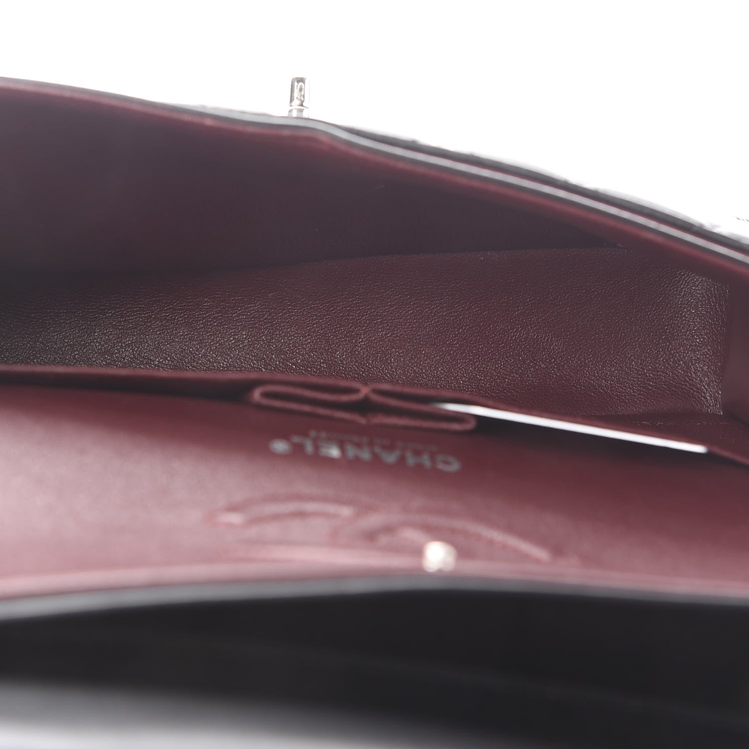 Chanel Lambskin Quilted Medium Double Flap Black 5 of 13