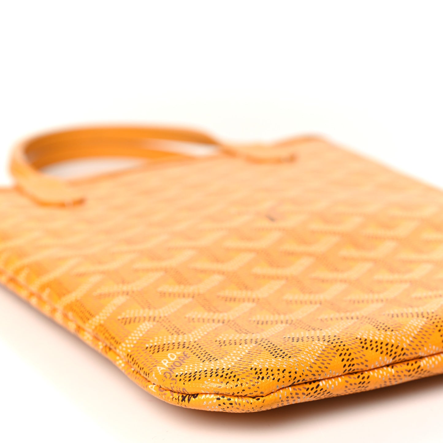 Goyardine Poitiers Claire Voie Tote Yellow